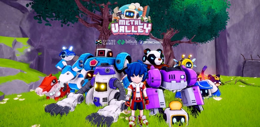 Background 🤖 Metal Valley – خوض مغامرتك في عالم الميك-روبوتس والبلوكشن