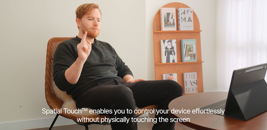 Background 🌐 Spatial Touch™ — المستقبل اللي بيلمسك من غير ما تلمسه 😎✨