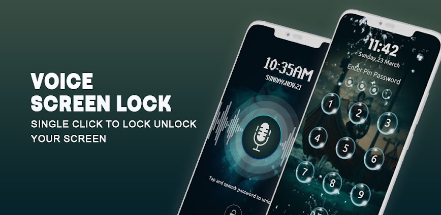 Background 🔒 تطبيق قفل الشاشة بالصوت – خصوصيتك بكلمة منك فقط!