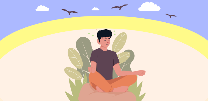 Background 🧘‍♀️🌿 تطبيق التأمل والاسترخاء بدون نت — لحظة هدوء في عالم كله دوشة! 