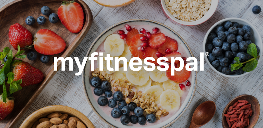 Background 🔥🍏 MyFitnessPal: Calorie Counter — التطبيق اللي يعلّمك تاكلي صح وتعيشي أفضل! 