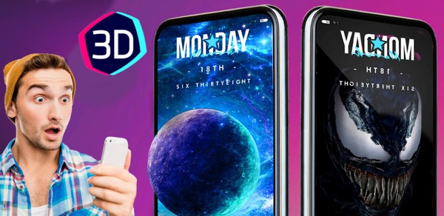 Background 🌌🔥 4D Parallax Wallpaper 3D HD 4K – خلي شاشة موبايلك تعيش جو أبعاد تانية! 