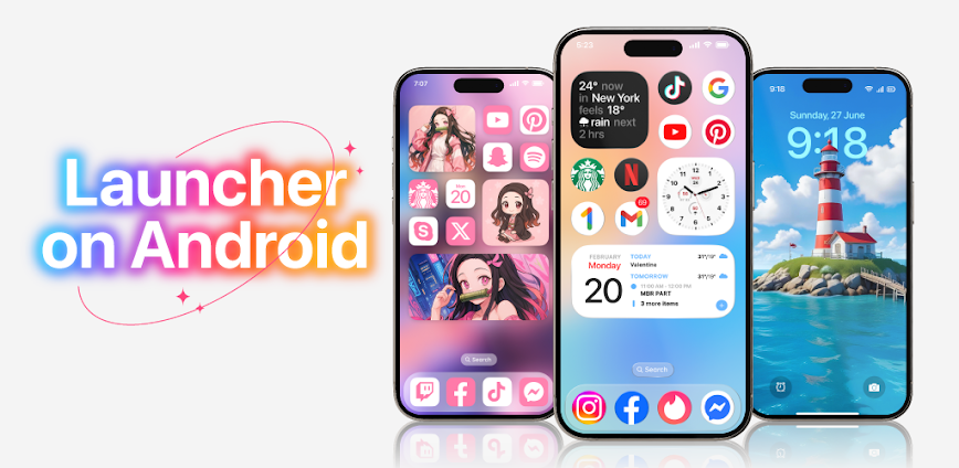 Background 📱✨ Launcher OS™ — تجربة واجهة كاملة تغيّر شكل موبايلك وتخلّيه أشيَك وأسرع! 