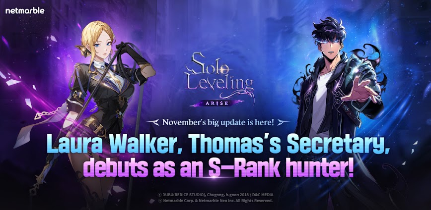 Background ⚔️🔥 Solo Leveling: ARISE — اللعبة اللي هتعيّشك دور الصياد الحقيقي وتخوضي مغامرة من عالم تاني! 