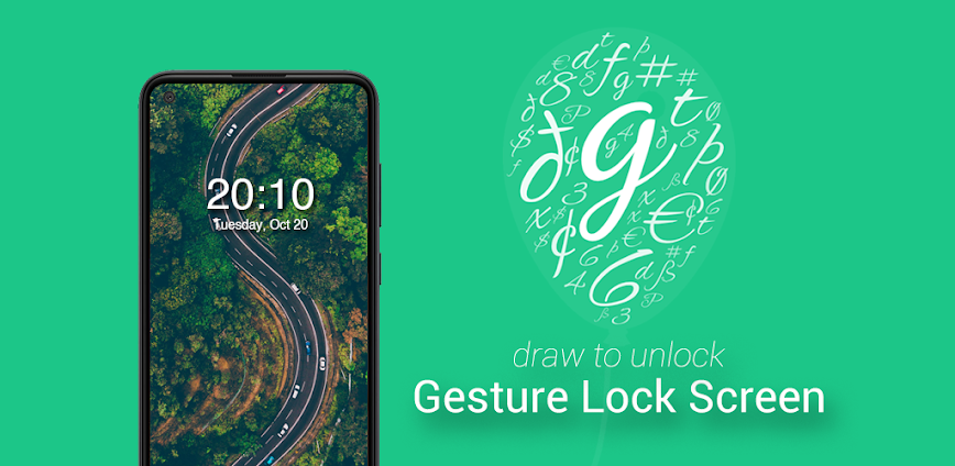 Background Gesture Lock Screen 