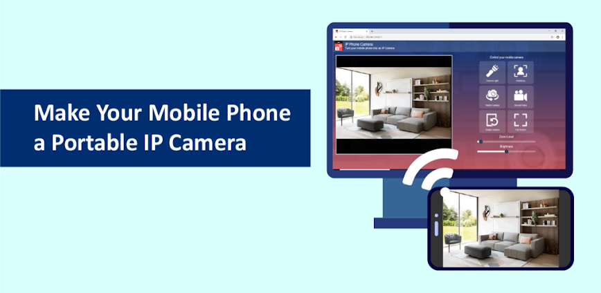 Background IP Phone Camera: أفضل حل مجاني لتحويل هاتفك إلى كاميرا مراقبة منزلية ذكية 