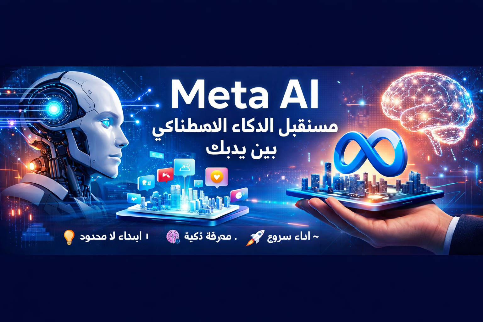 Background Meta AI: المنصة الذكية التي تعيد تعريف الإبداع الرقمي 