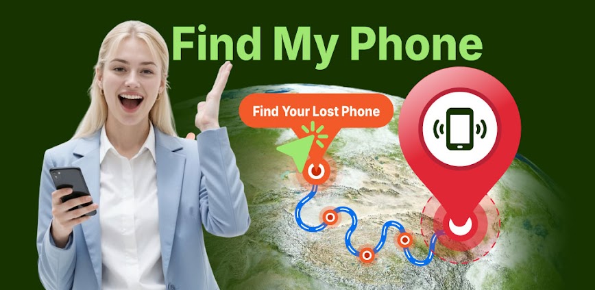 Background Find My Device - Phone Tracker: أفضل تطبيق لتتبع الهاتف والعثور عليه بسهولة في أي وقت 