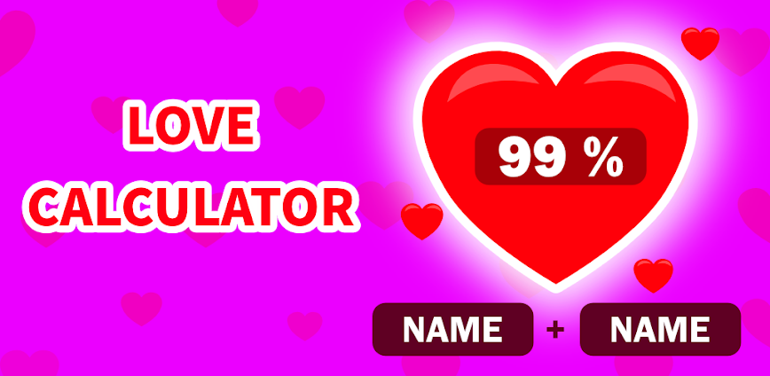 Background Love Calculator by name 