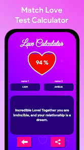 مراجعة تطبيق Love Calculator by Name