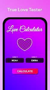 مراجعة تطبيق Love Calculator by Name